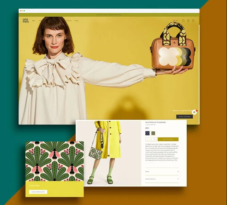 Orla Kiely Shopify Website Design by Farrows
