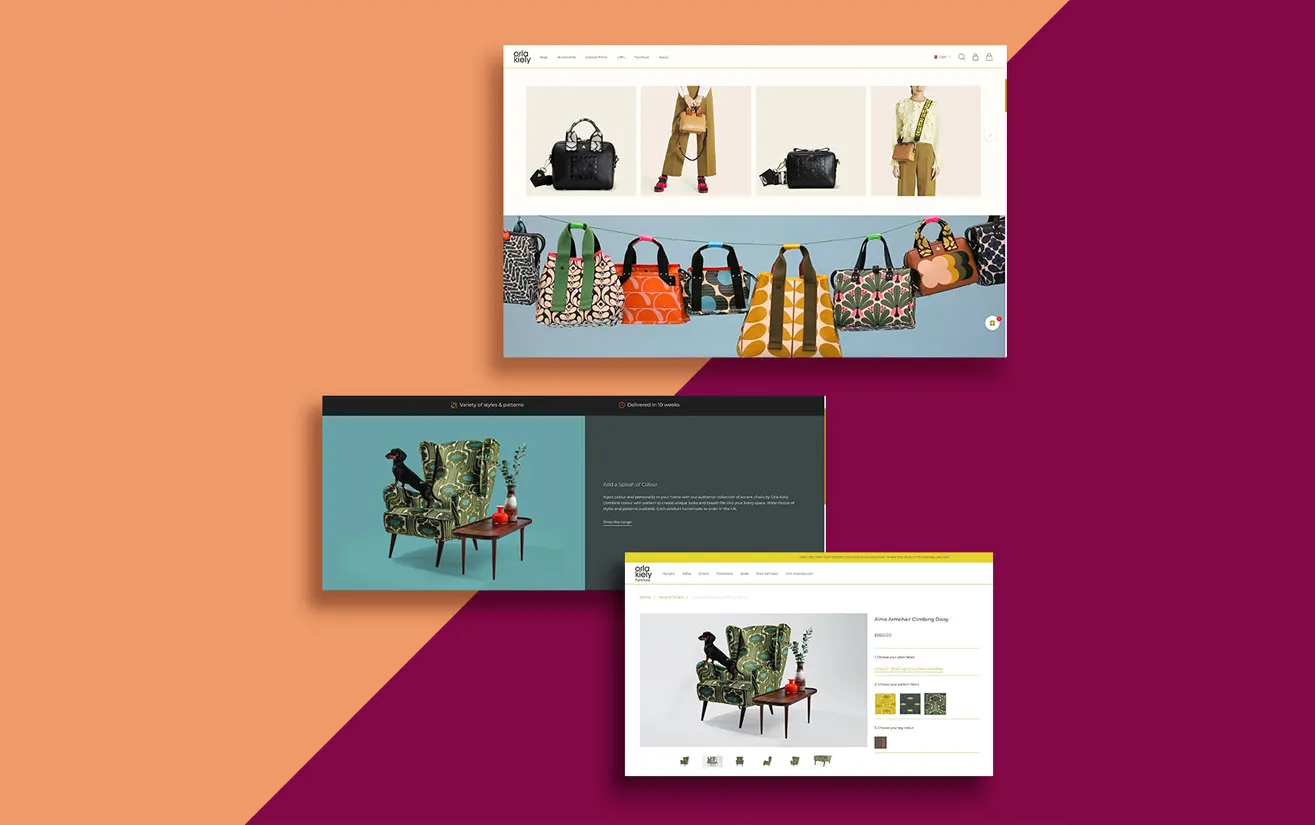 Orla Kiely Shopify Website Design by Farrows