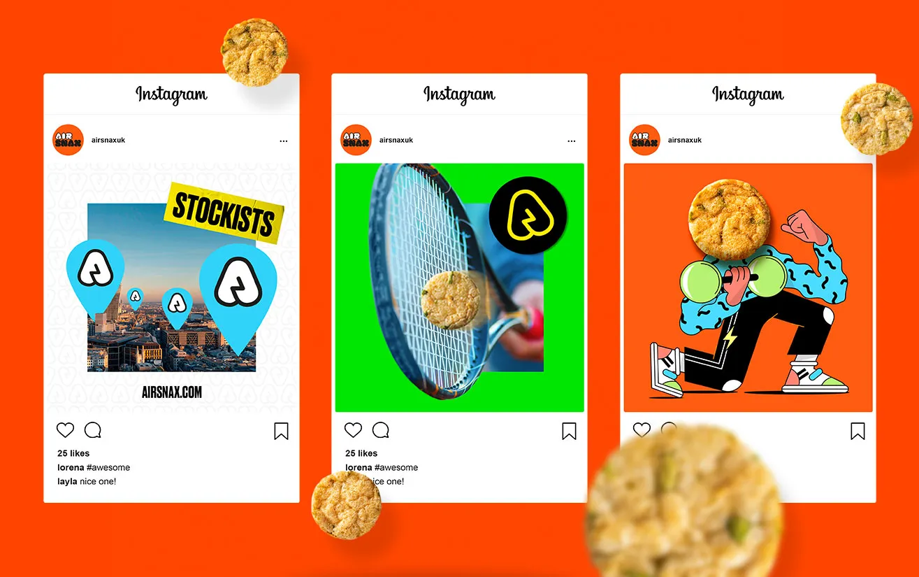 Airsnax Social Media Management by Farrows
