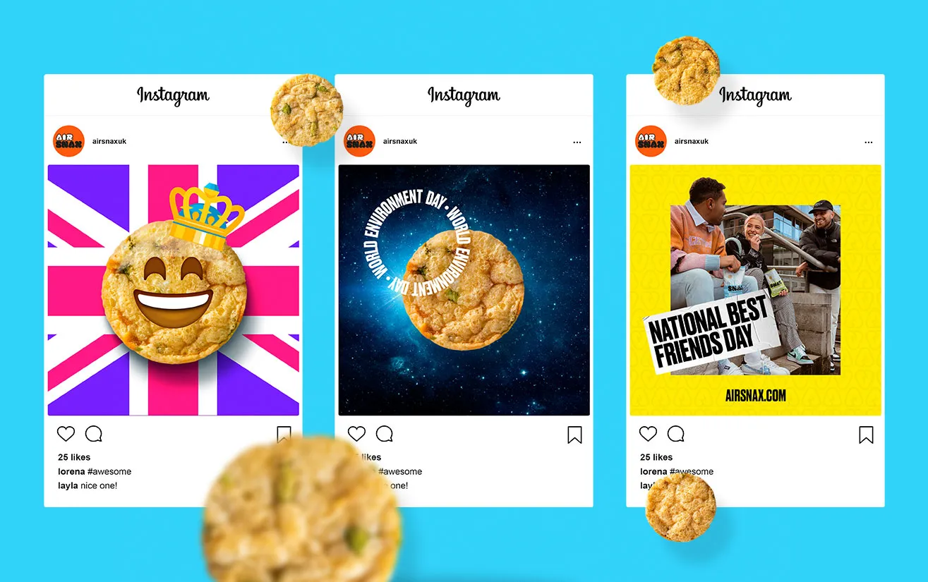Airsnax Social Media Management by Farrows