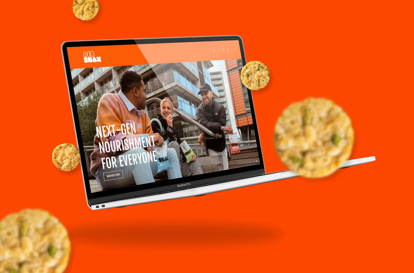 Airsnax Website Design by Farrows