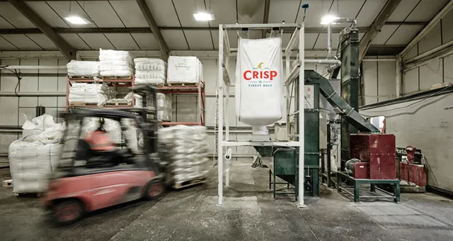 Crisp Maltings Branding by Farrows